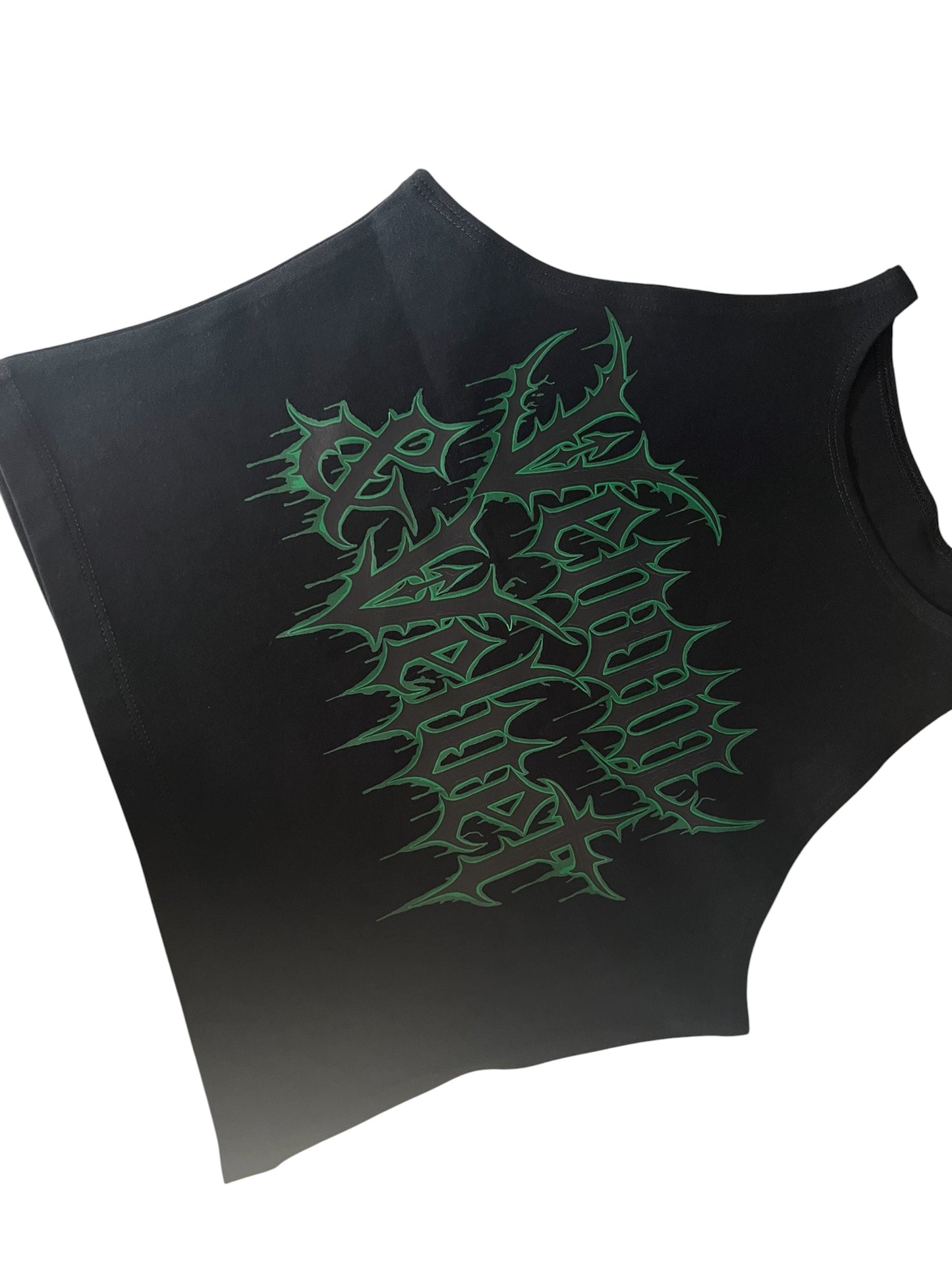 Death Drip Racer Back Crop Top